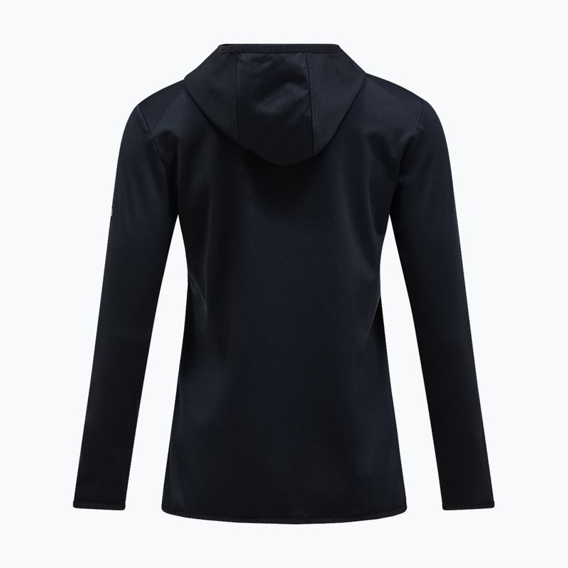 Women's trekking sweatshirt Peak Performance Light Zip Hood black 5