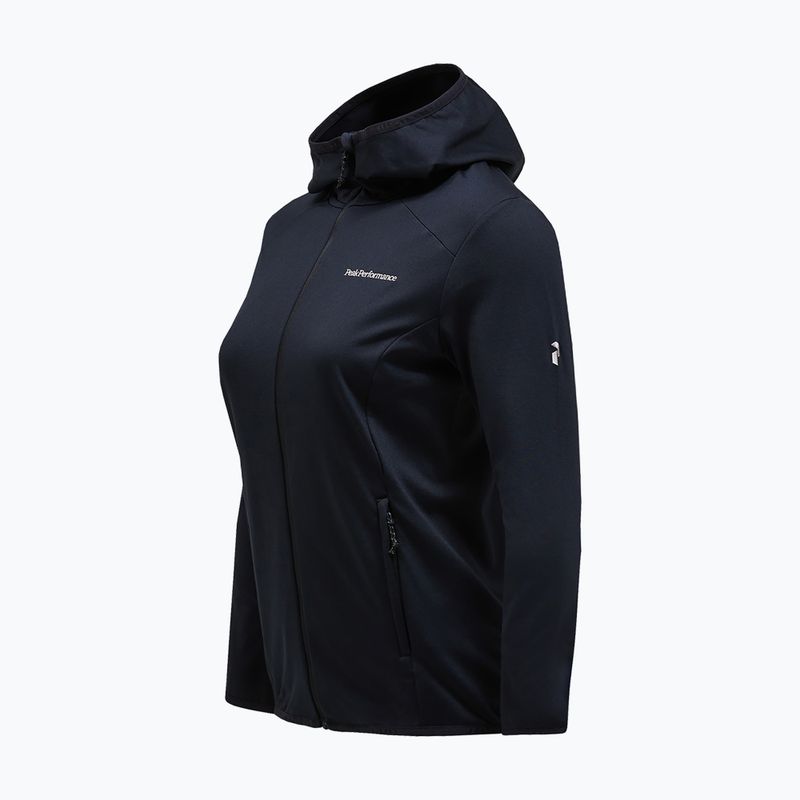 Women's trekking sweatshirt Peak Performance Light Zip Hood black 6