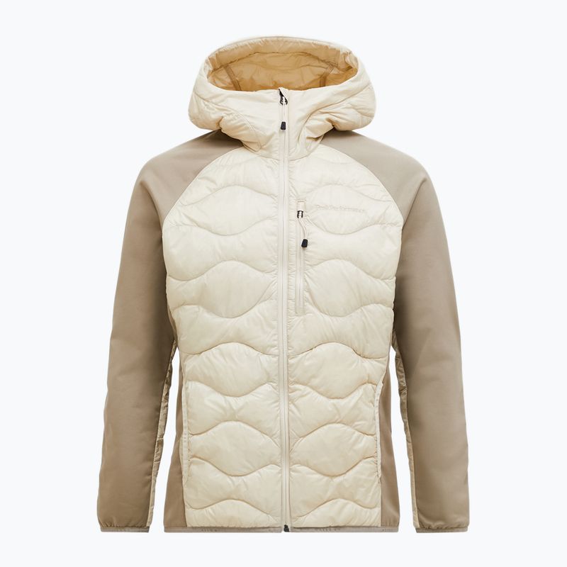 Men's Peak Performance Helium Down Hybrid jacket sand fog/sand fog melange