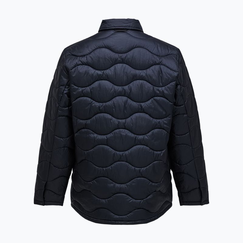 Men's down jacket Peak Performance Helium Synthetic Overshirt Black 2