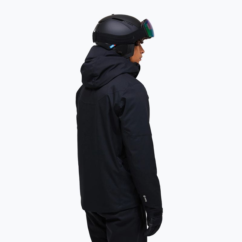 Men's ski jacket Peak Performance Maroon Insulated black 3