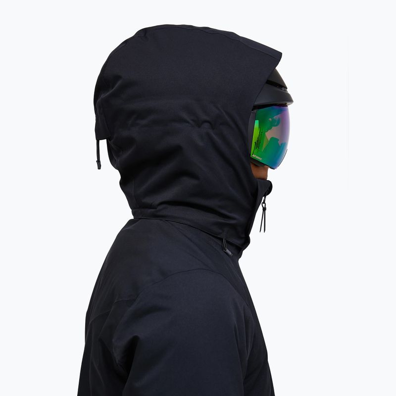 Men's ski jacket Peak Performance Maroon Insulated black 4