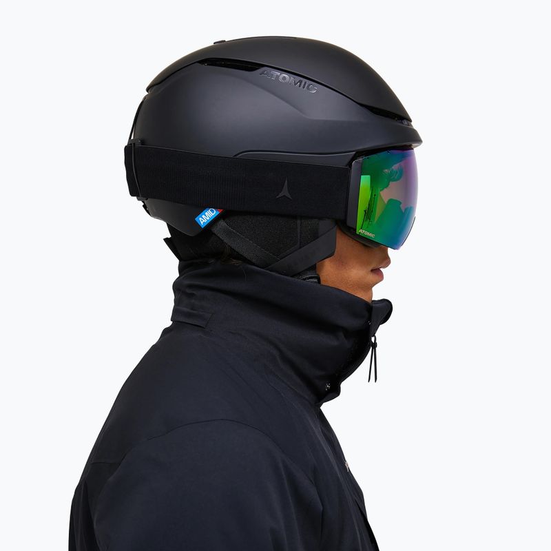 Men's ski jacket Peak Performance Maroon Insulated black 5