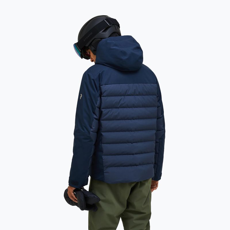 Men's ski jacket Peak Performance Shred Down blue shadow 3