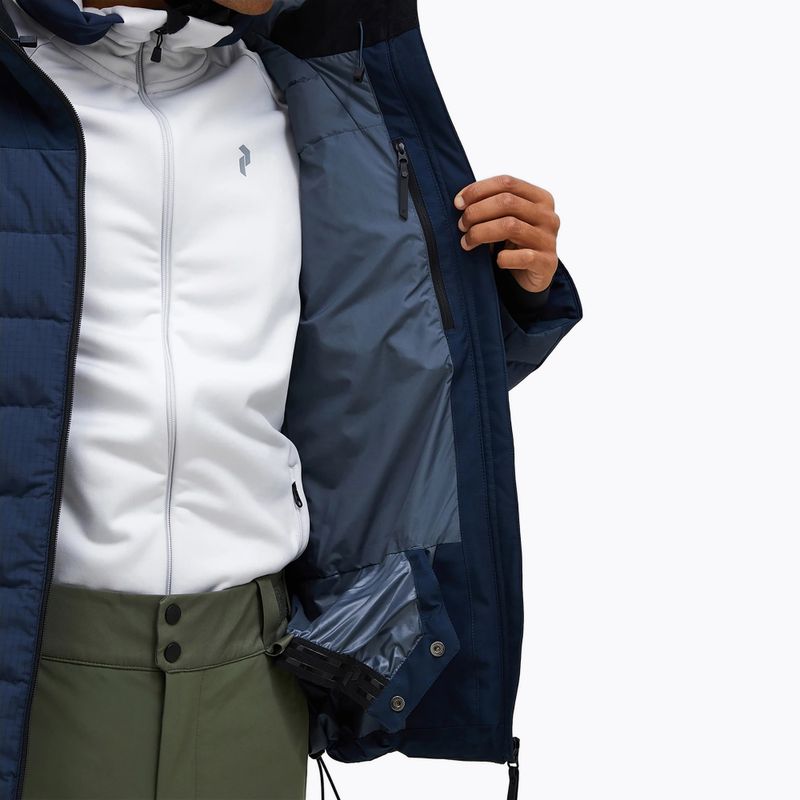 Men's ski jacket Peak Performance Shred Down blue shadow 6