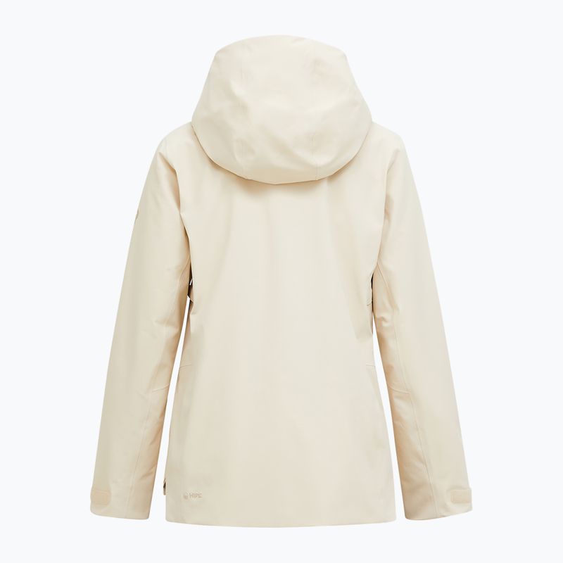 Women's ski jacket Peak Performance Whitelight APX sand fog 2