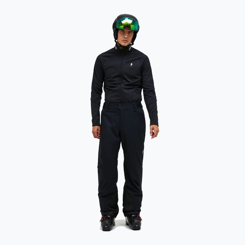 Men's ski trousers Peak Performance Maroon Insulated black 2