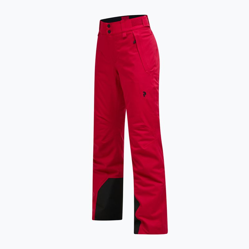 Women's ski trousers Peak Performance Anima Insulated tech burgundy 3