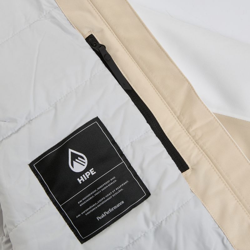 Women's ski jacket Perak Performance Rider Tech Insulated sand fog/off white 5