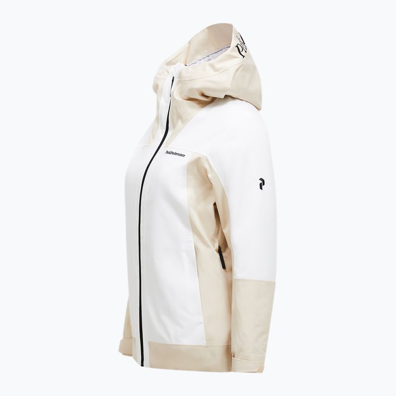 Women's ski jacket Perak Performance Rider Tech Insulated sand fog/off white 8