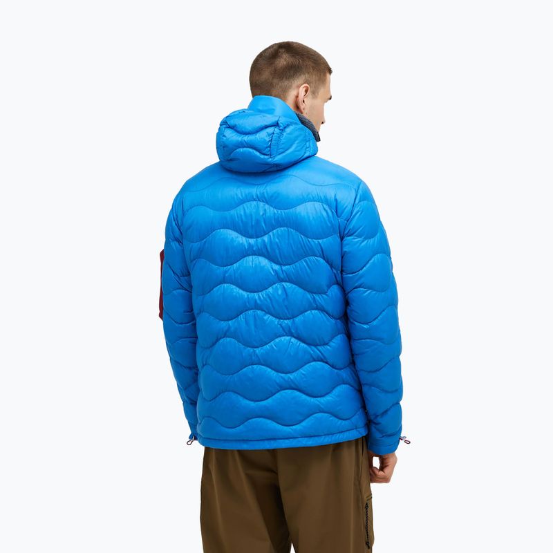 Men's down jacket Peak Performance Helium Utility Down azure sscent/mountain mist 3