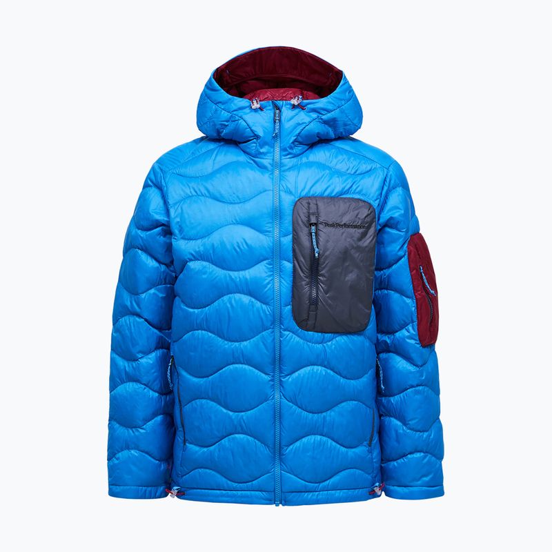 Men's down jacket Peak Performance Helium Utility Down azure sscent/mountain mist 7