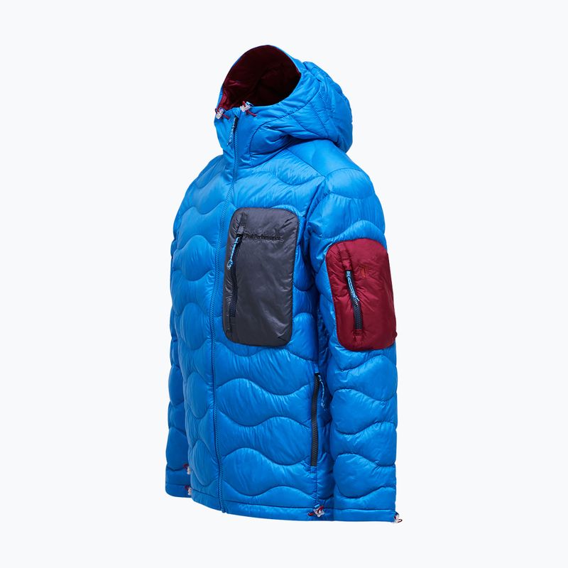 Men's down jacket Peak Performance Helium Utility Down azure sscent/mountain mist 9