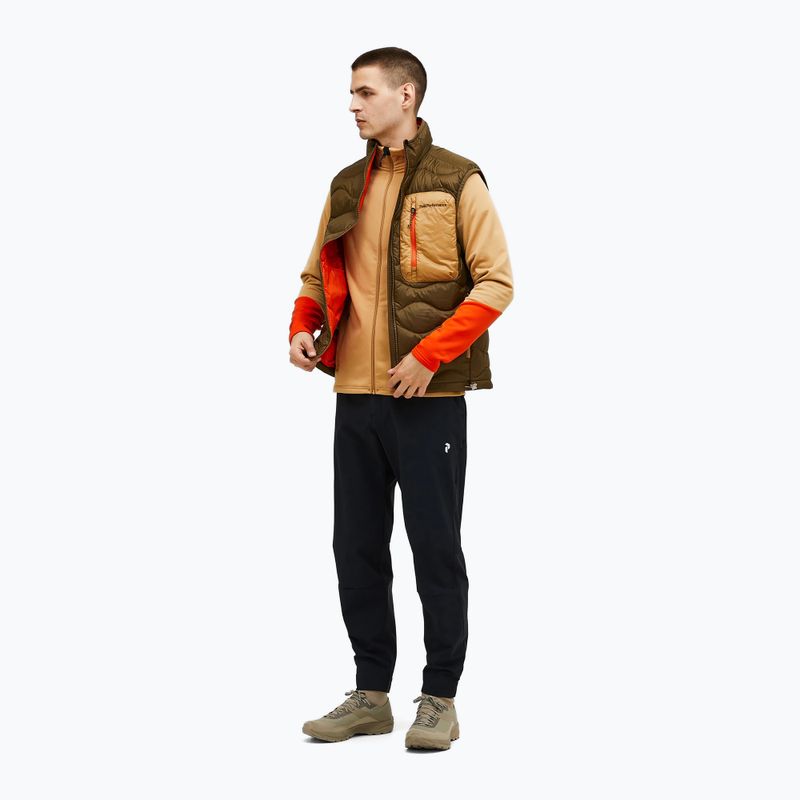 Men's gilet Peak Performance Helium Utility Down meadow moss/shard sierra sand 2