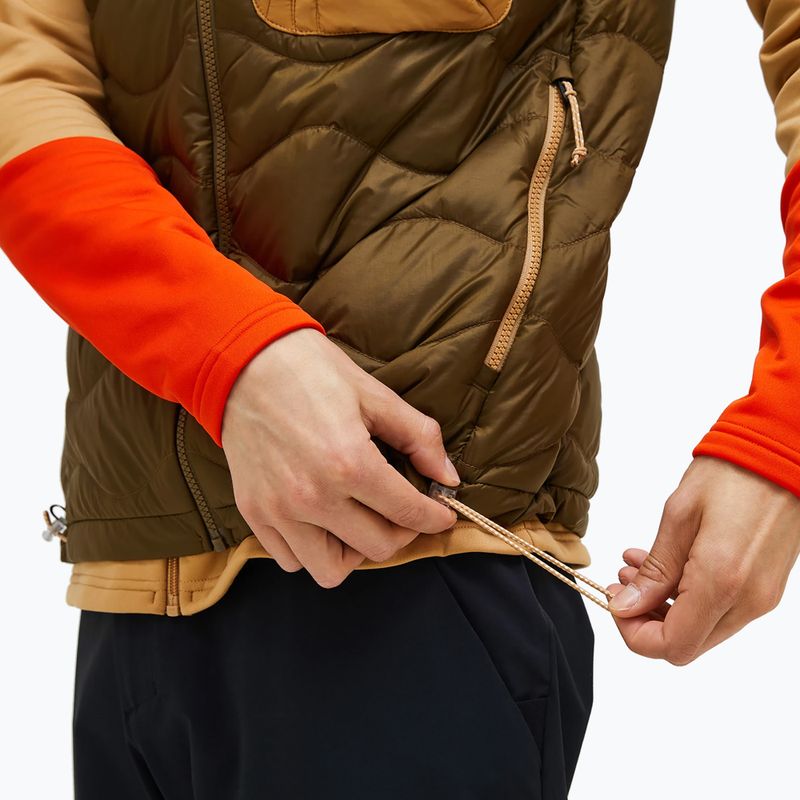 Men's gilet Peak Performance Helium Utility Down meadow moss/shard sierra sand 4