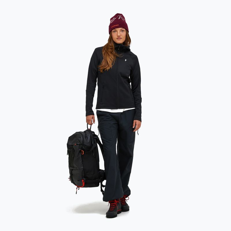 Women's sweatshirt Peak Performance Rider Essentials Zip Hood black/black 2