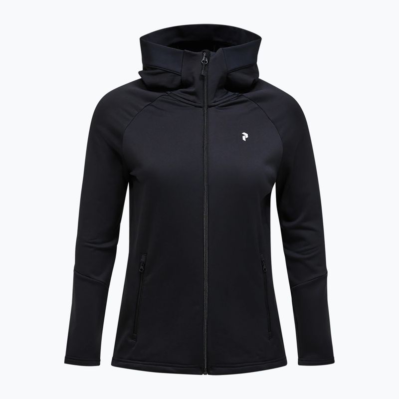 Women's sweatshirt Peak Performance Rider Essentials Zip Hood black/black 6