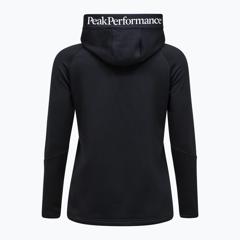 Women's sweatshirt Peak Performance Rider Essentials Zip Hood black/black 7