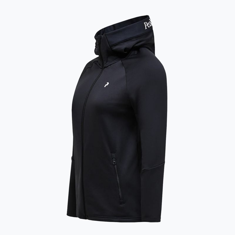 Women's sweatshirt Peak Performance Rider Essentials Zip Hood black/black 8