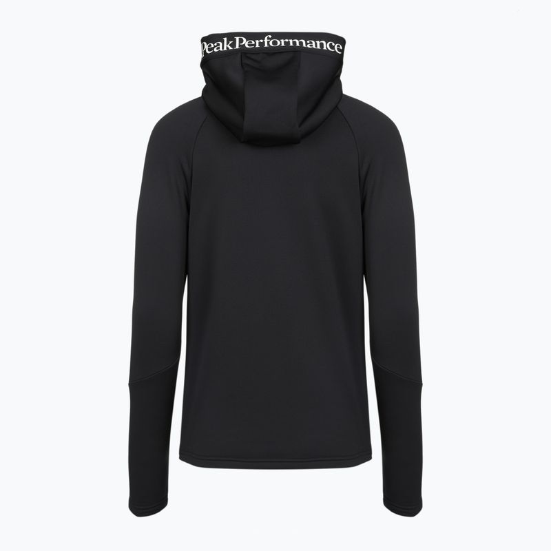 Women's sweatshirt Peak Performance Rider Essentials Zip Hood black/black 7