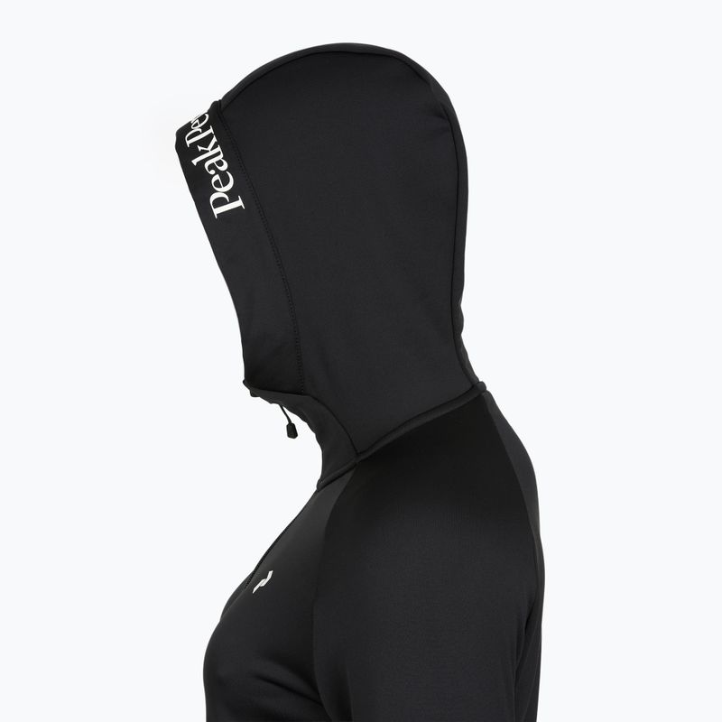 Women's sweatshirt Peak Performance Rider Essentials Zip Hood black/black 10