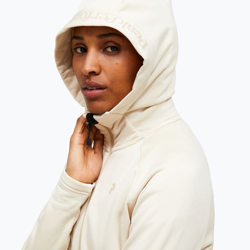 Women's sweatshirt Peak Performance Rider Essentials Zip Hood sand fog/sand fog 4