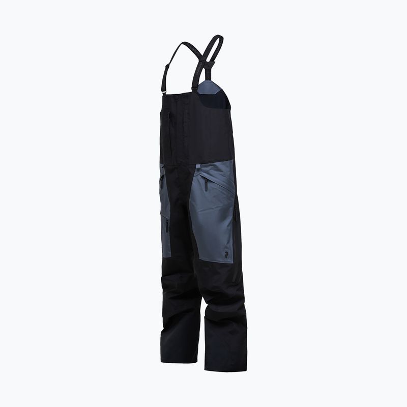 Men's ski trousers Peak Performance Vertical GTX Pro Bib black/mountain mist 7