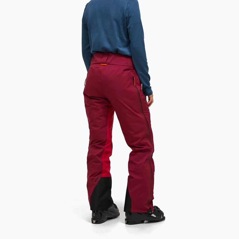 Women's ski trousers Peak Performance Vislight GTX C-Knit 3L vertical zenith/tech burgundy 3