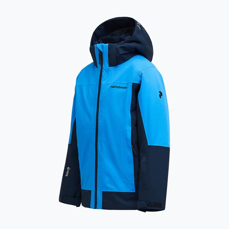 Children's ski jacket Peak Performance Rider Tech Insulated Jacket azure ascent/blue shadow 3
