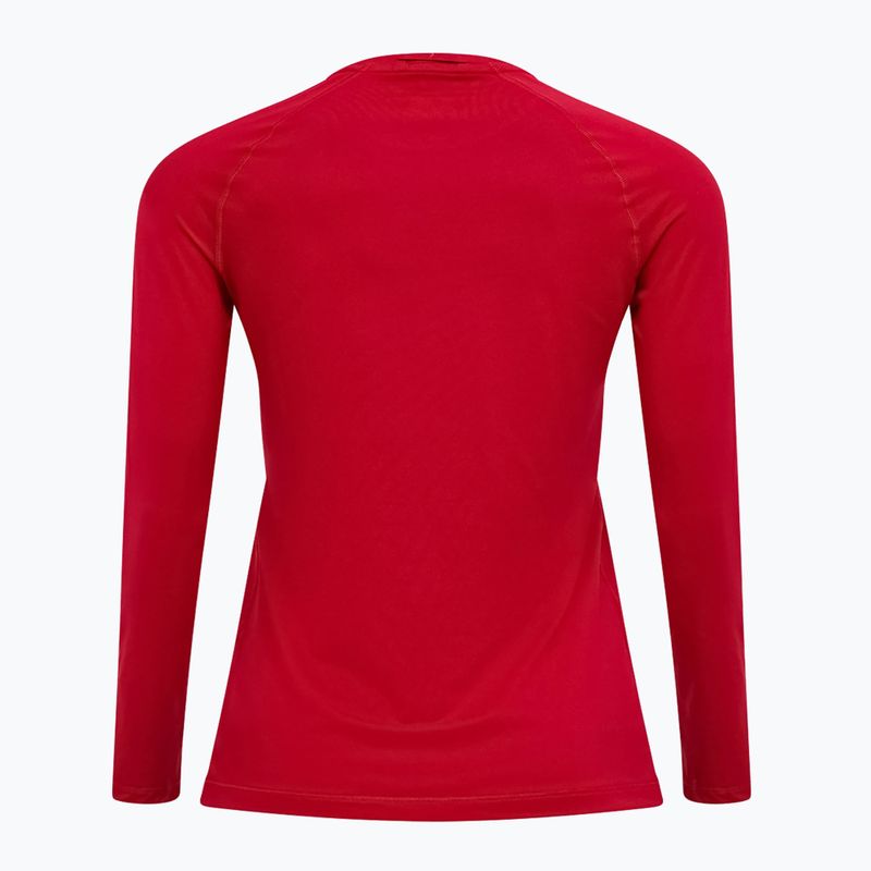 Women's thermal active sweatshirt Peak Performance Spirit Crew tech burgundy 4