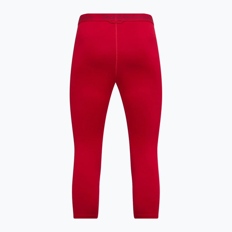Women's thermal leggings Peak Performance Spirit Short John tech burgundy 4