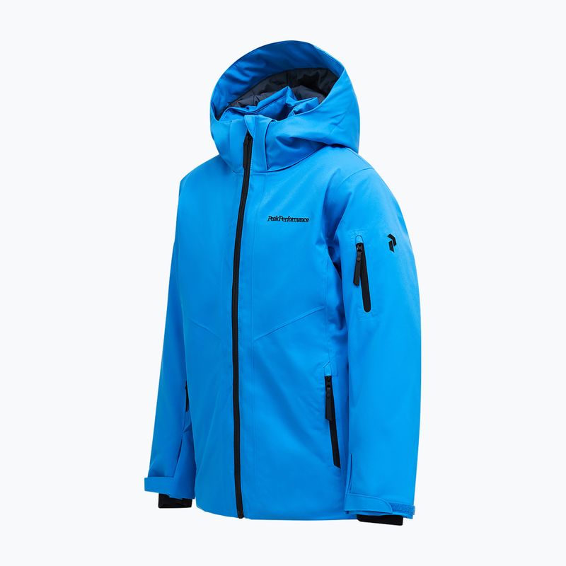Children's ski jacket Peak Performance JR Maroon Insulated azure ascent 3