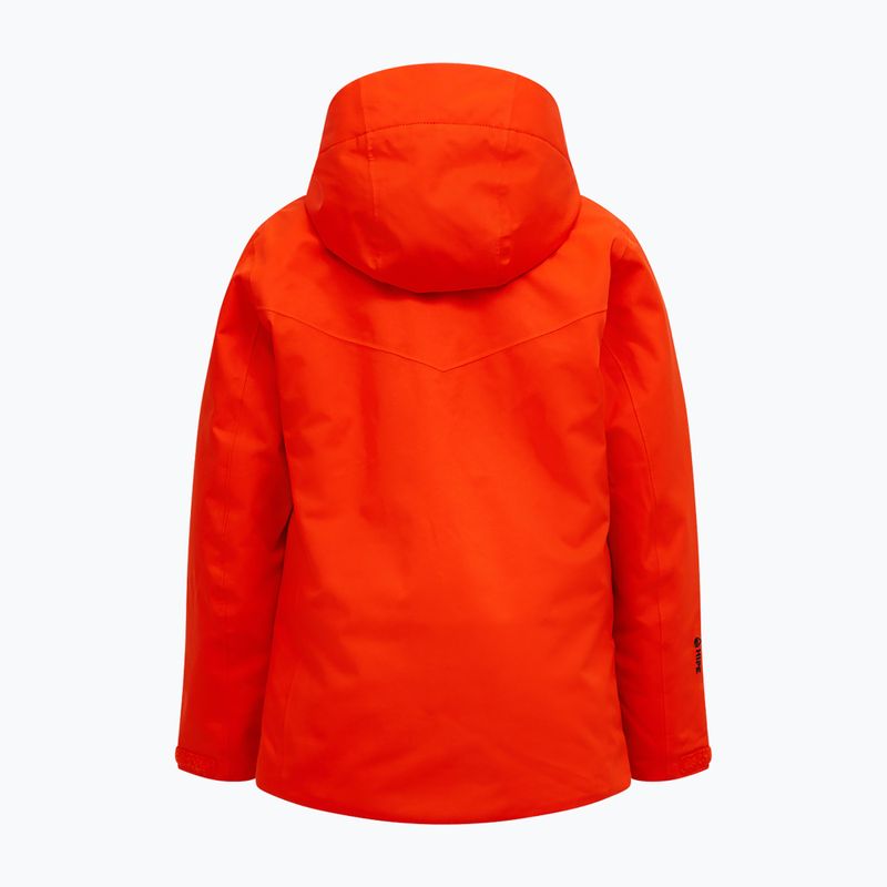 Children's ski jacket Peak Performance JR Maroon Insulated solar burst 2