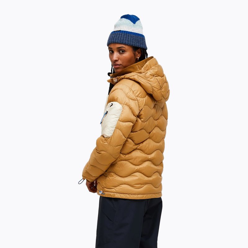 Women's down jacket Peak Performance Helium Utility Down sierra sand/sand fog 3