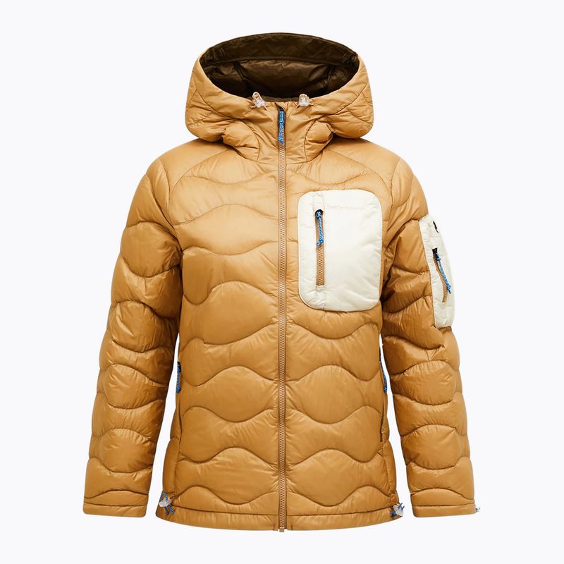 Women's down jacket Peak Performance Helium Utility Down sierra sand/sand fog 7