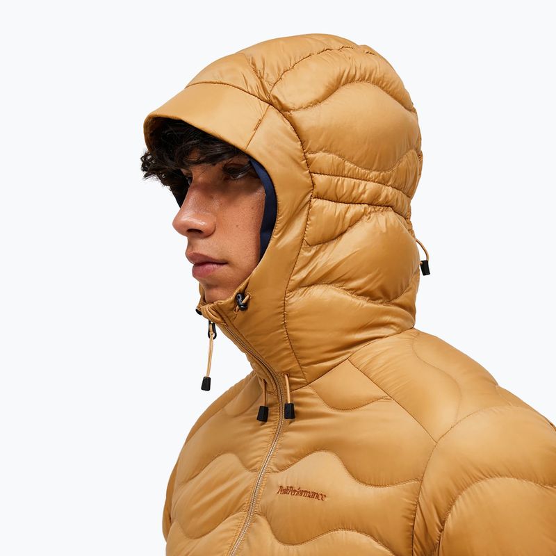 Men's down jacket Peak Performance Helium Down Hood sierra sand 5