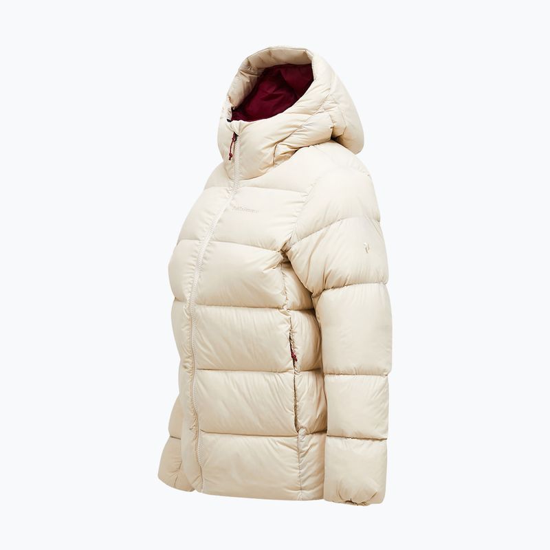 Women's down jacket Peak Performance Frost Down Puffer Jacket Sand Fog 3