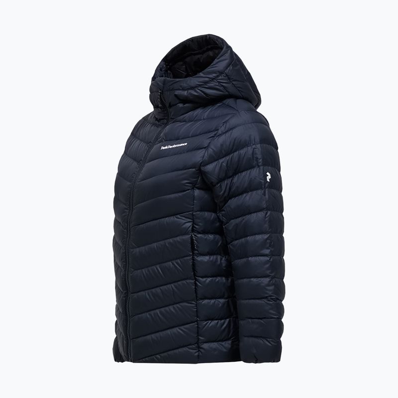 Women's down jacket Peak Performance Frost Down Hood Jacket Black 3
