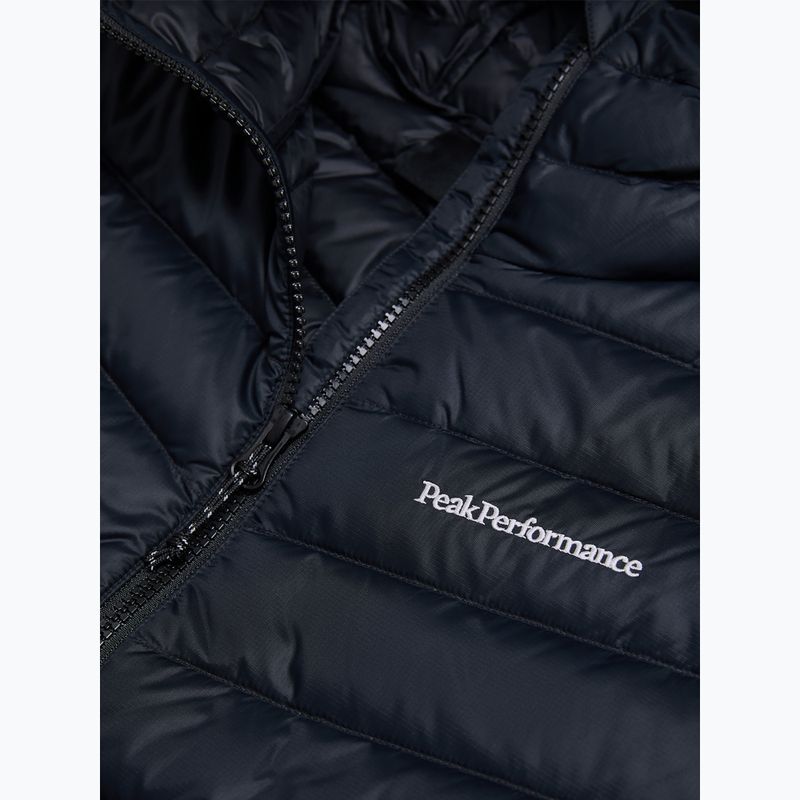 Women's down jacket Peak Performance Frost Down Hood Jacket Black 4