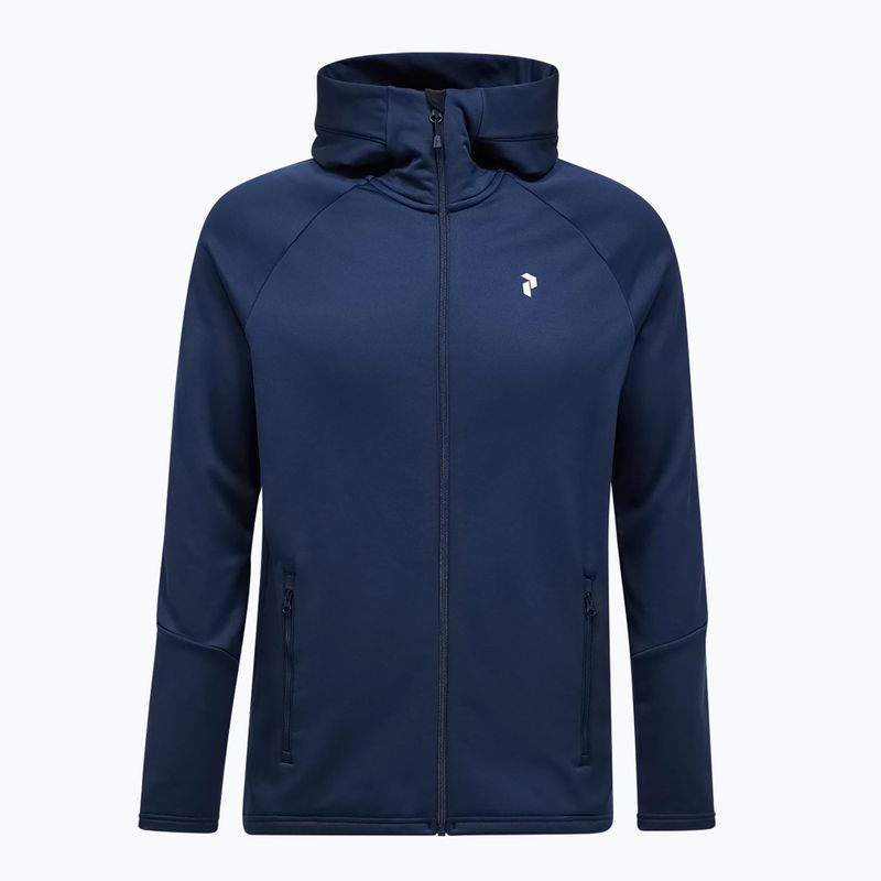 Men's sweatshirt Peak Performance Rider Essentials Zip Hood blue shadow/blue shadow 6