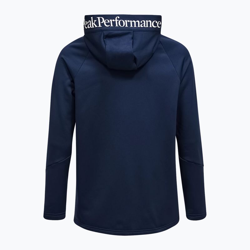 Men's sweatshirt Peak Performance Rider Essentials Zip Hood blue shadow/blue shadow 7