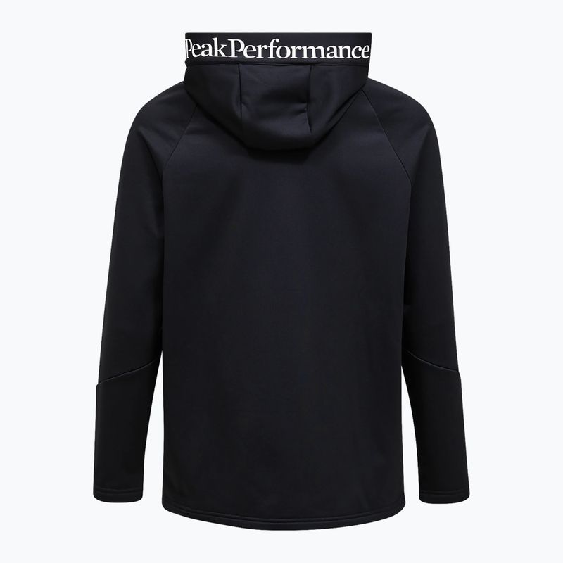 Men's sweatshirt Peak Performance Rider Essentials Zip Hood black/black 7