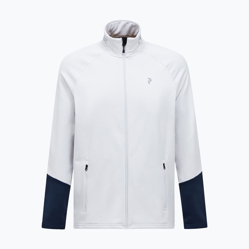 Men's sweatshirt Peak Performance Rider Essentials Zip Jacket Antarctica/Blue Shadow