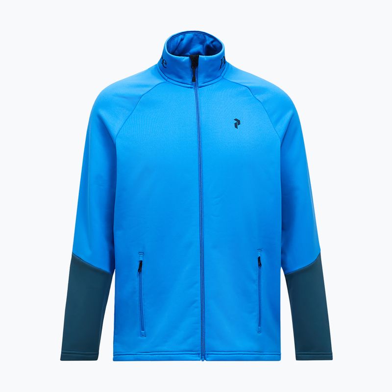 Men's sweatshirt Peak Performance Rider Essentials Zip Jacket Azure Ascent/Mountain Lake