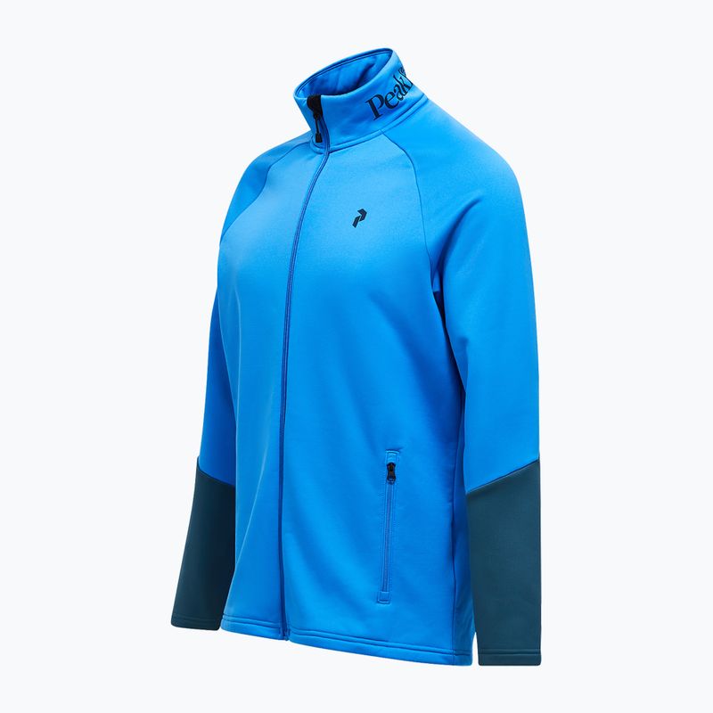 Men's sweatshirt Peak Performance Rider Essentials Zip Jacket Azure Ascent/Mountain Lake 3