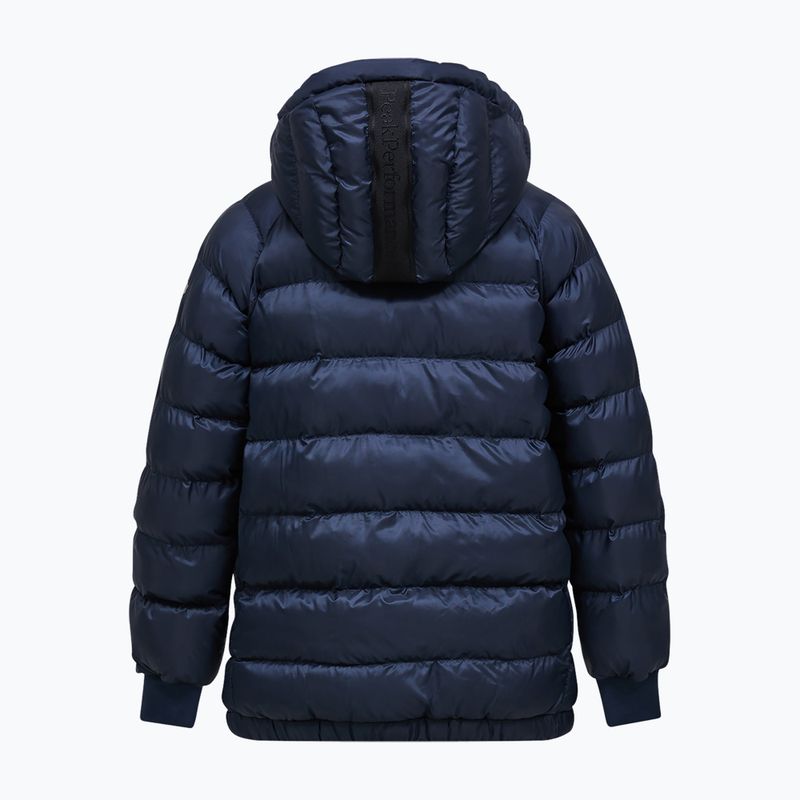 Men's down jacket Peak Performance Tomic Insulated Hood Jacket blue shadow 2