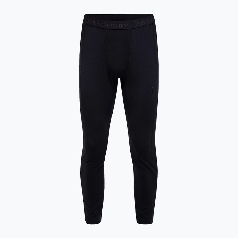 Men's thermal trousers Peak Performance Magic 7/8 Johns Long Wool-Blend Baselayer black/black 3