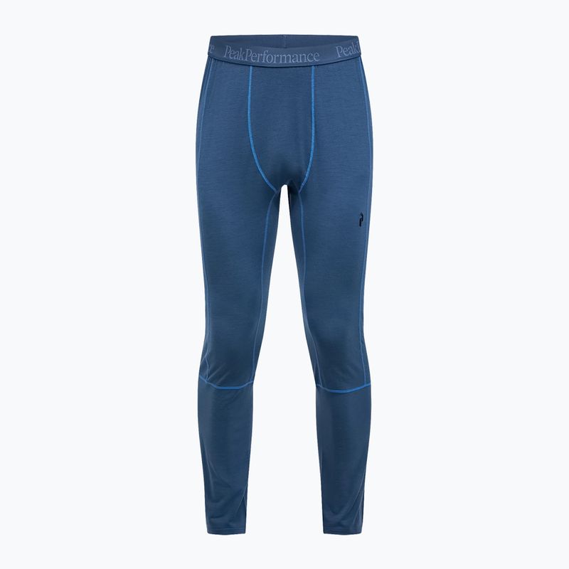 Men's thermal trousers Peak Performance Magic 7/8 Johns Long Wool-Blend Baselayer mountain lake 3