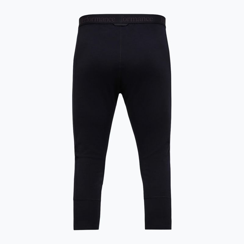 Men's thermal trousers Peak Performance Magic 3/4 Johns Long Wool-Blend Baselayer black/black 4