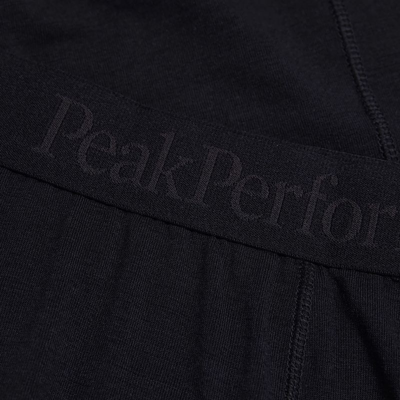 Men's thermal trousers Peak Performance Magic 3/4 Johns Long Wool-Blend Baselayer black/black 6